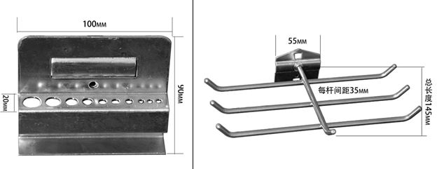 鉗工實(shí)訓(xùn)臺掛鉤掛架零件盒系列產(chǎn)品圖片