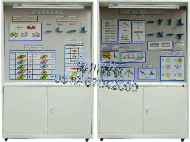 焊、鉚工工藝學(xué)示教陳列柜產(chǎn)品圖片