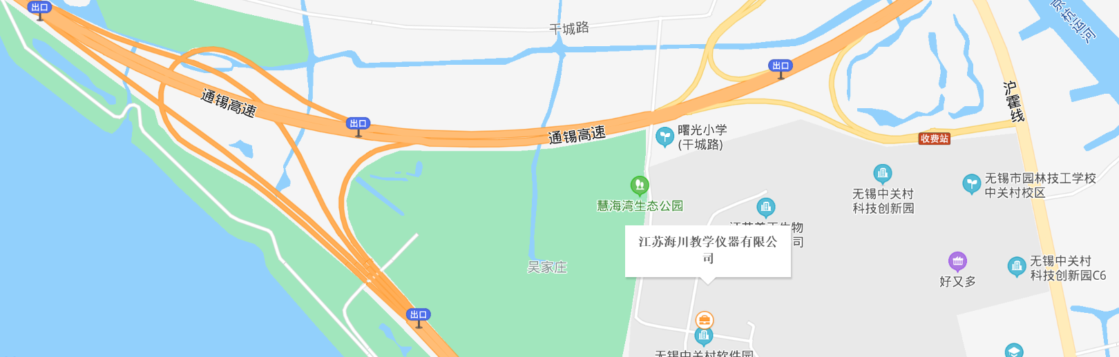 江蘇海川教學儀器有限公司 地圖